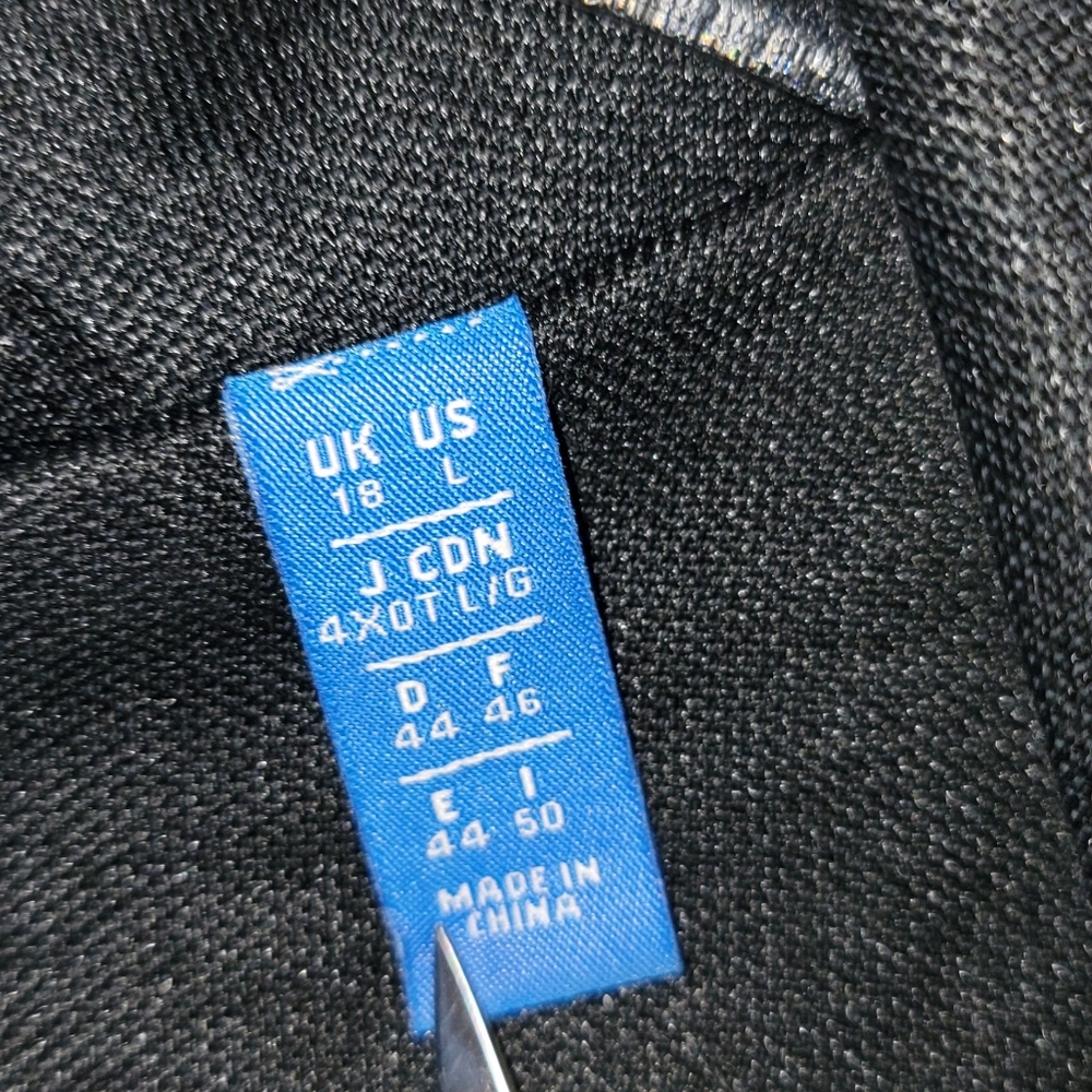 Adidas Rare Farm Rio Black Track Jacket with White Stripes And Floral Lining - Picture 6 of 6